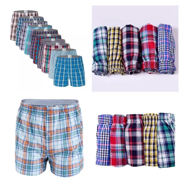 COTTON BOXERS.